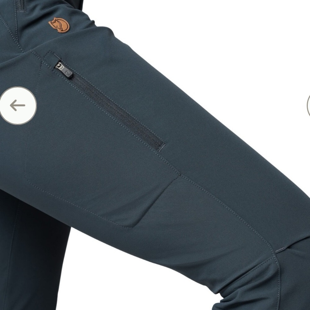 Fjallraven Abisko Winter Stretch Pants in Dark Navy US 6 - Picture 3 of 9
